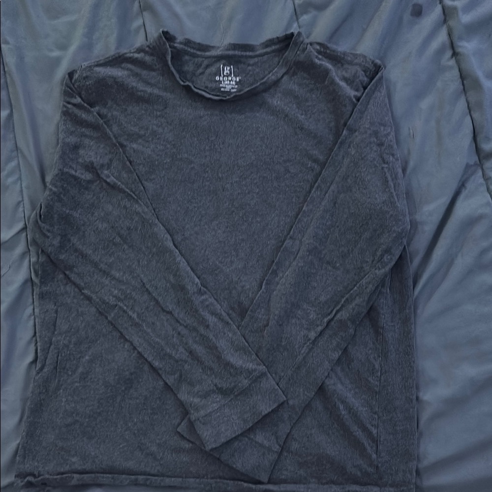 George Gray Long Sleeve Tee Classic Crew Neck